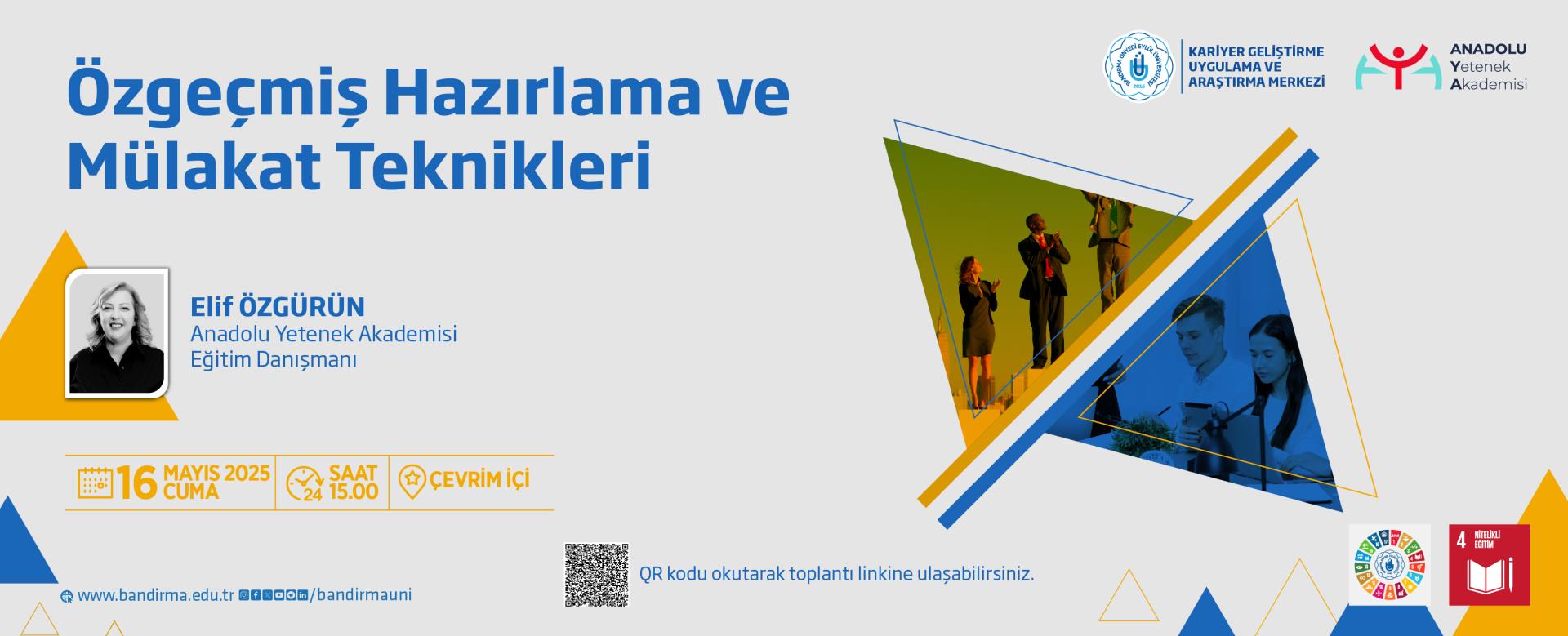 Özgeçmiş Hazırlama ve Mülakat Teknikleri Eğitimi