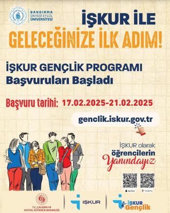 İŞKUR GENÇLİK PROGRAMI BAŞVURUSU