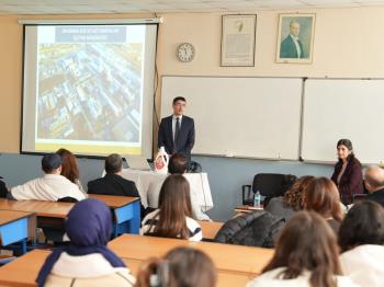Career Talk from Eti Maden at an Event Organized by the Management and Organization Department